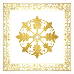 art nouveau ornament symbolique pimpernel traditional oriental geometrical borders for design stock vector, alfons maria mucha documents decoratifs, clean design, gold, by gaston bussiere, anna nikonova aka newmilky, greg rutkowski, yoji shinkawa, yoshitaka amano, donato giancola, geoffroy thoorens