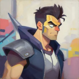 greg manchess portrait painting of master splinter as overwatch character, medium shot, asymmetrical, profile picture, organic painting, sunny day, matte painting, bold shapes, hard edges, street art, trending on artstation, by huang guangjian and gil elvgren and sachin teng