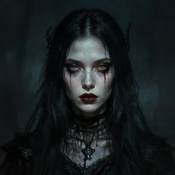 portrait art, dark fantasy