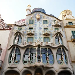 a modern house built by antoni gaudi