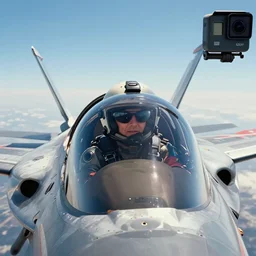a photo of tom cruise flying wearing maverick helmet in f 1 8 fighter jet from the moive top gun maverick, cockpit view, gopro, editorial, cinematic, detailed composition, ray tracing, 4 k, editorial