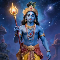 cosmic krishna by tom bagshaw