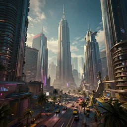 in an atompunk city, highly detailed, 8 k, hdr, award - winning, octane render, artstation, volumetric lighting