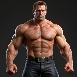 richard nixon as an amazon warrior, muscles, muscles, 4 k, octane render, volumetric lighting, unreal engine, raytacing