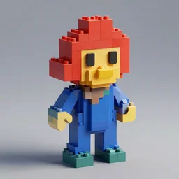 sculpture made of tetris blocks, octane render, trending on artstation