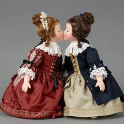 Élisabeth Vigée Le Brun dolls kissing