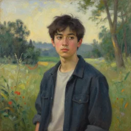 a portrait of a character in a scenic environment by folio art