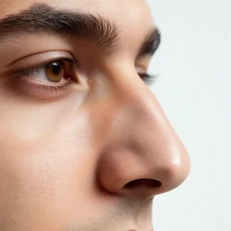 Iranian nose, realistic, photo studio, HDR, 8k, trending on artstation