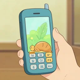 a snail phone, called den den mushi
