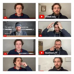 annoying youtube channel thumbnails in the style of francisco goya