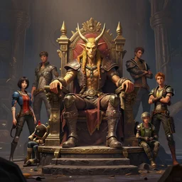photo environement the dream lord on his throne : 4, 4 k rtx hdr volume light concept studio matte painting environement digital illustration style art that looks like it is from borderlands and by feng zhu and loish and laurie greasley, victo ngai, andreas rocha, john harris by jesper ejsing, by rhads, makoto shinkai and lois van