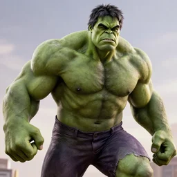 the hulk as the thing, photorealistic,  hyper detailed, 4k