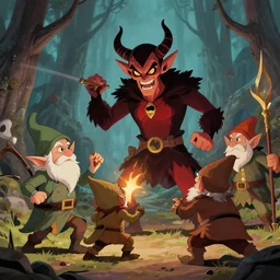 evil elves fight evil dwarves