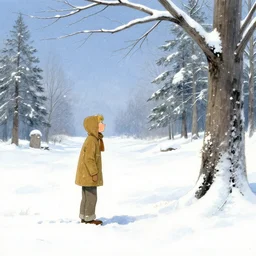snow by greg rutkowski and james gurney.