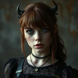 bryce dallas howard as a goth girl by fiona staples and dustin nguyen, peter elson, alan bean, wangechi mutu, sharp focus, photography, unreal engine, trending on artstation, photorealistic, octane, trending on deviantart
