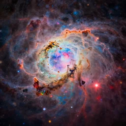 colorful fragmented nebula explosion, dust particles, bokeh, iridescent jagged crystal fragmentation, elaborate detail, tilt-shift macro lens, lens flare, rendered in octane, redshift, cinematic, 8k render