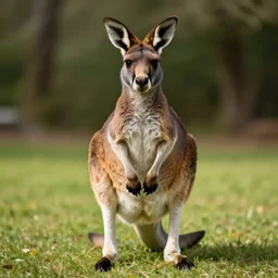 perfectly centered portrait, forward facing, kangaroo, 8 k uhd, unreal engine 5, trending on artstation
