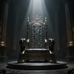 Digital art of the throne room Imperial matte finish, ominous dramatic  wide angle, god rays