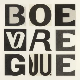 typographic collage by Alan kitching