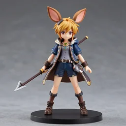 teemo league of legends, an anime nendoroid of teemo, figurine, detailed product photo