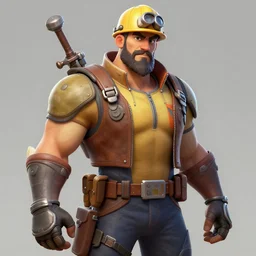 beautiful highly detailed realistic stylized character portrait team fortress 2 engineer, detailed character concept art master portrait by ismail inceoglu, trending on artstation