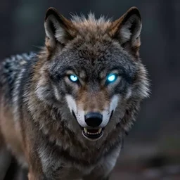 angry wolf with light eyes by dave rapoza and gta v