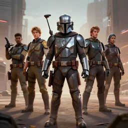 the mandalorian but grogo is a meatball, Greg Rutkowski, Darek Zabrocki, Karlkka, Jayison Devadas, Phuoc Quan, trending on Artstation, 8K, ultra wide angle, pincushion lens effect.