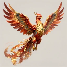 human phoenix, trending on artstation, illustration, highly detailed