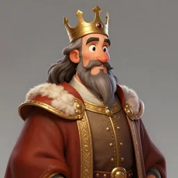 portrait of medieval old king, artstation, cartoon, elegant highly detailed digital painting, concept art, smooth, sharp focus, don bluth and michel ocelot, fujita goro, moebius, tom whalen, atey ghailan, akihiko yoshida, fadeev