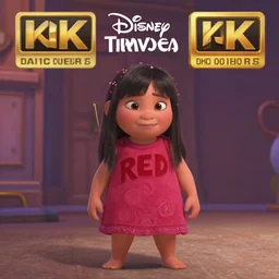 live action disney turning red, 8k resolution, full HD, cinematic lighting, award winning, anatomically correct