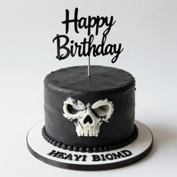 death metal birthday cake, award winning