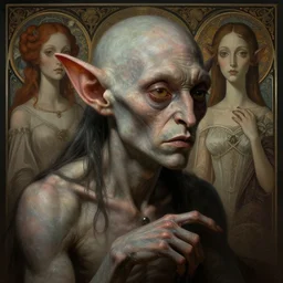 goblin, physically accurate, moody dynamic lighting, very very intricate, very very elegant, highly detailed, digital painting, artstation, HR GIGER, Hieronymus Bosch, Francis Bacon, concept art, smooth, very beautiful, sharp focus, illustration, art by artgerm and greg rutkowski and alphonse mucha