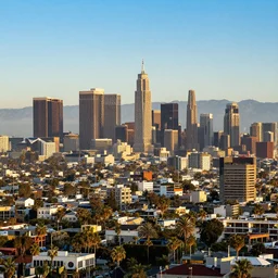 4 k wallpaper, sharp clarity, los angeles from world of warcraft, highly detailed, ultra clear, focus on fidelity, masterpiece, landscape painting, los angeles city of angels, accurate depiction of la, concept art