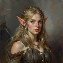 a beautiful portrait painting of a female fantasy gnome, portrait fantasy art, dungeons and dragons character art, warcraft art, art by keith parkinson and greg rutkowski and tim hildebrandt