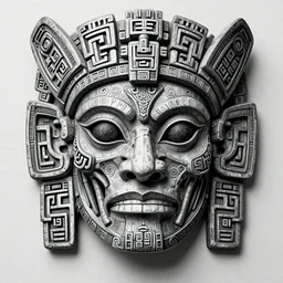 ancient biomechanical hybrid aztec fantasy beautiful symmetrical human face mask tattoo pattern concept, teonanacatl glyph, intricate artwork by, Johnatan Wayshak, Zdizslaw Beksinski, face by Artgerm, H.R. Giger, very coherent artwork, cinematic, hyper realism, high detail, octane render, unreal engine, 8k, High contrast, higly detailed black ink outline, crosshatch sketch gradient