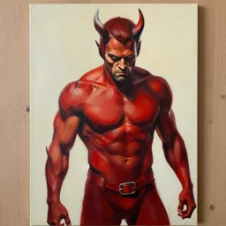 daredevil painting by devon rodriguez