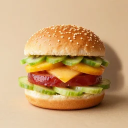 burger made from fruits