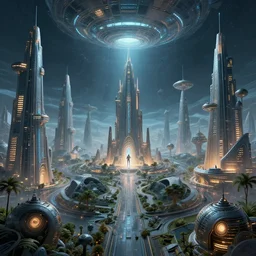 a futuristic civilisation by john berkey