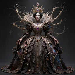 queen of sorrow, 4 k, intricate, jaw dropping, gorgeous, surreal, octane render