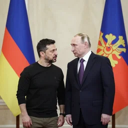 “Putin and zelensky making out”