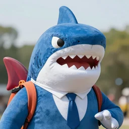 portrait of joe biden cosplay as king shark, ultra detailed, 8 k resolution
