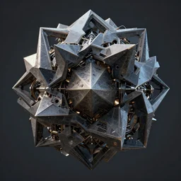a fractal mandelbulb god by alex gray, concept art, sharp angles, robot, octane render, 8 k, unreal engine