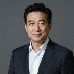 portrait French man, 44 years, black hair, wearing a suit, 4K, photorealistic
