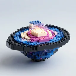 galaxy made of lego