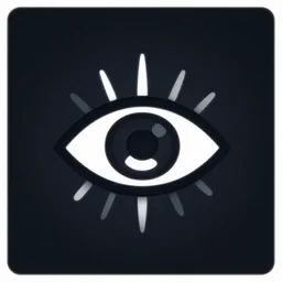 an eye logo for audio engineering company, stylized, vector art, svg, adobe illustrator, behance