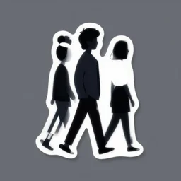 minimalist sticker art for a wandering mind, vector art, victo ngai, kilian eng, lois van baarle, behance, ui