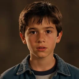 a cinematic headshot portrait of a boy in the movie jumanji, film still, cinematic, movie still, dramatic lighting, 1 6 : 9 ratio