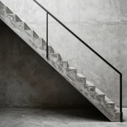 Android descending a staircase on the style of Duchamp