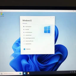 breaking: microsoft reveals first screenshot from windows 12
