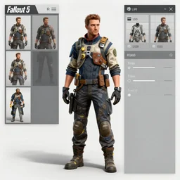 fallout 5 leaked gameplay, character creation